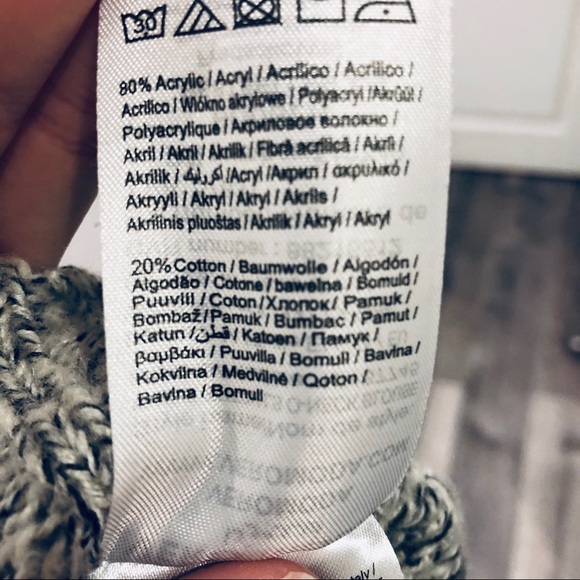 VERA Moda Knit long sleeve loose Pullover sweater size M - Picture 6 of 6